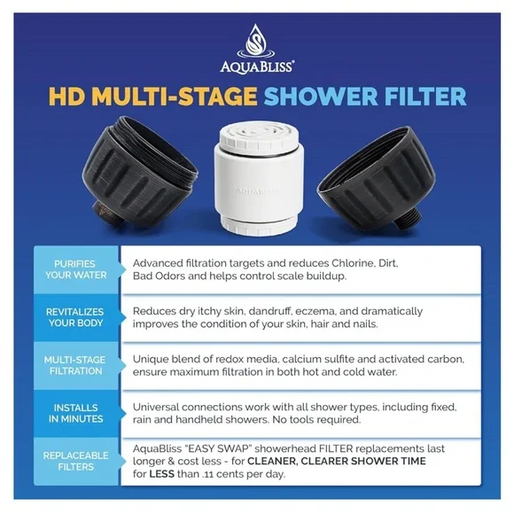 Aqua bliss Shower Head Filter in Oil Rubbed Bronze - Picture 3 of 7